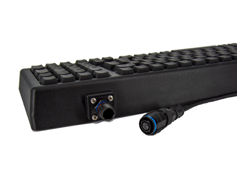 clavier avec connecteur amphenol